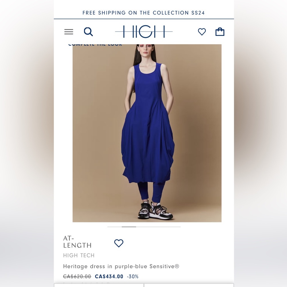 High Tech Dress, Never been worn. No Tag.